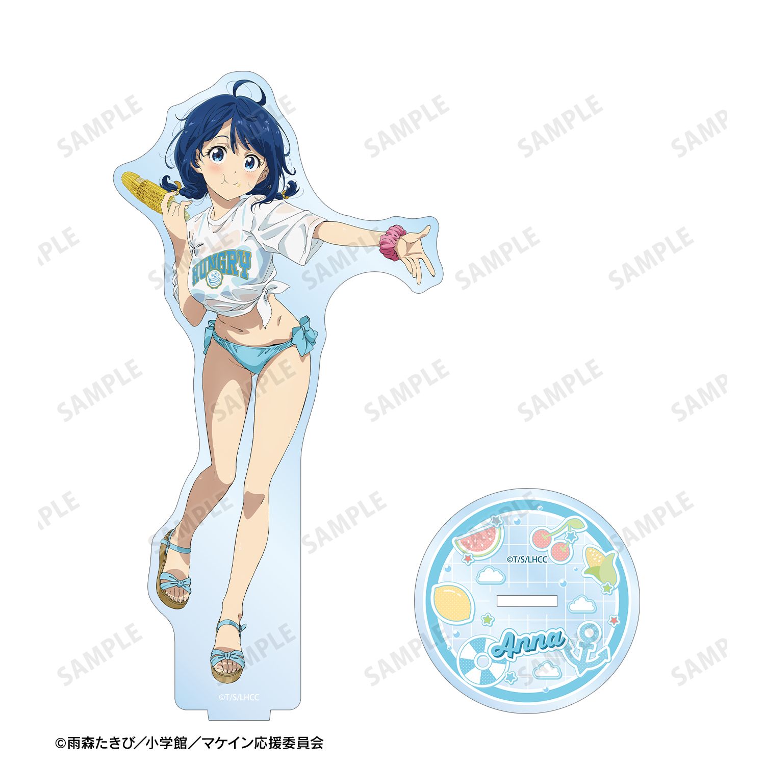 TVアニメ『負けヒロインが多すぎる!』 描き下ろし 八奈見 杏菜 ビーチデートver. BIGアクリルスタンド 画像 3 | AniSmile