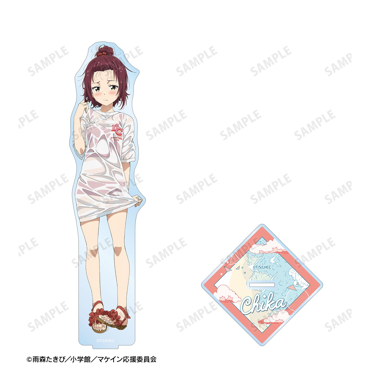 TVアニメ『負けヒロインが多すぎる!』 描き下ろし 小鞠 知花 ビーチデートver. 特大アクリルスタンド 画像 3 | AniSmile