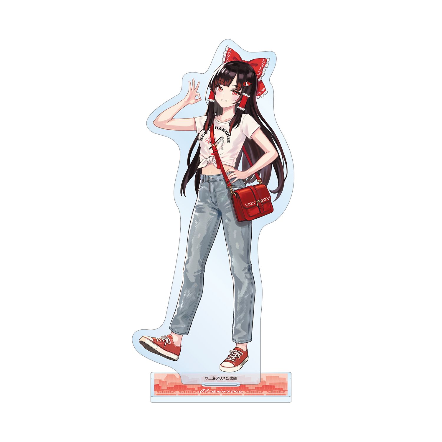 東方Project 松本能人イラスト 博麗霊夢 現代風ファッションver. vol.2 BIGアクリルスタンド - 公式商品画像 | AniSmile