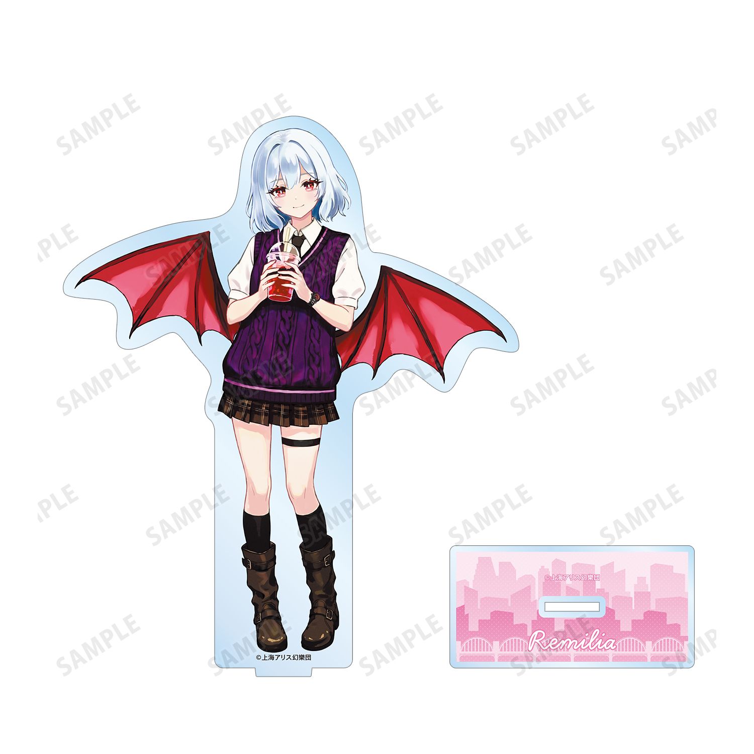 東方Project 松本能人イラスト レミリア・スカーレット 現代風ファッションver. vol.2 BIGアクリルスタンド 画像 3 | AniSmile