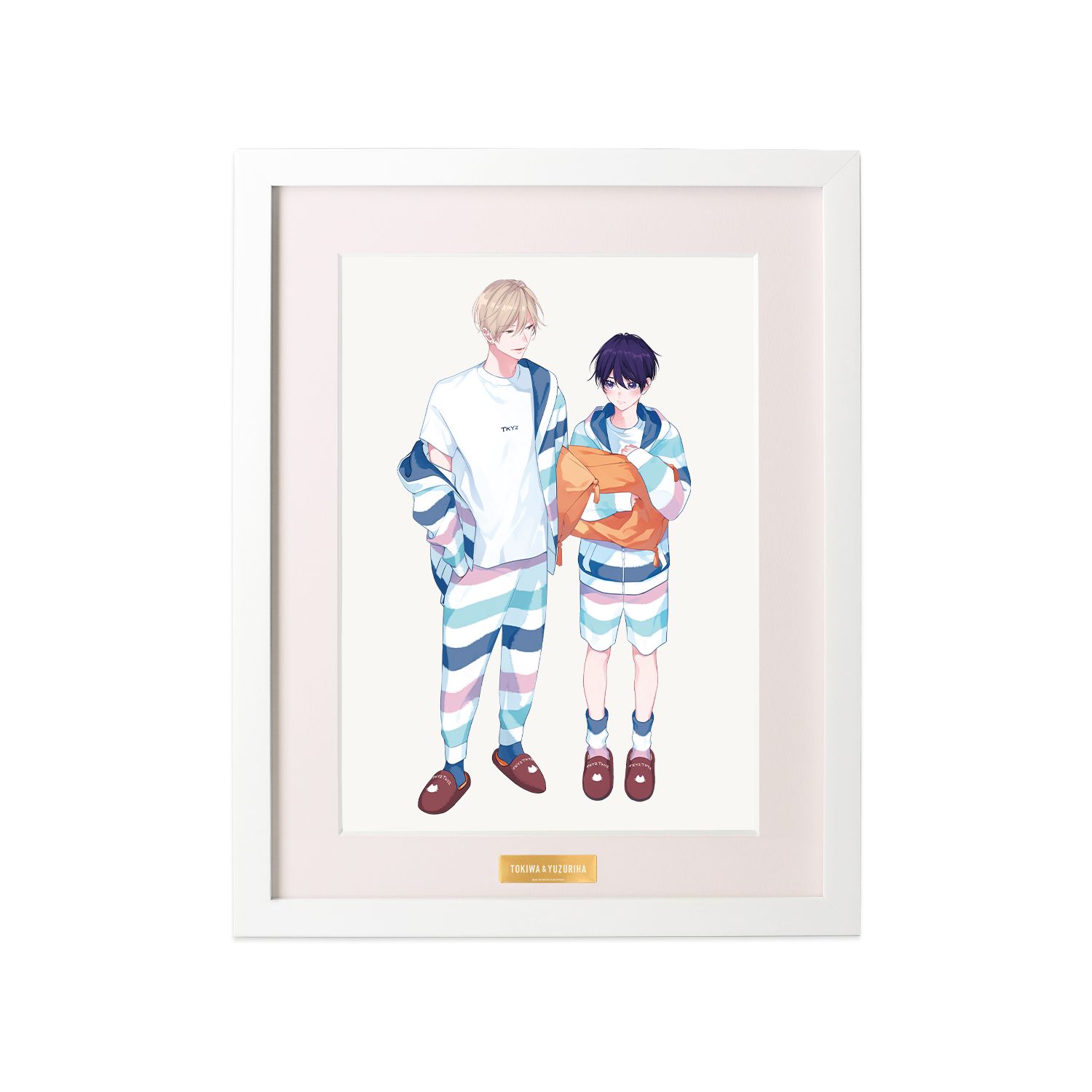 ナカまであいして 百瀬あん先生 描き下ろしイラスト 常盤&楪 お泊まりver. キャラファイングラフ - 公式商品画像 | AniSmile
