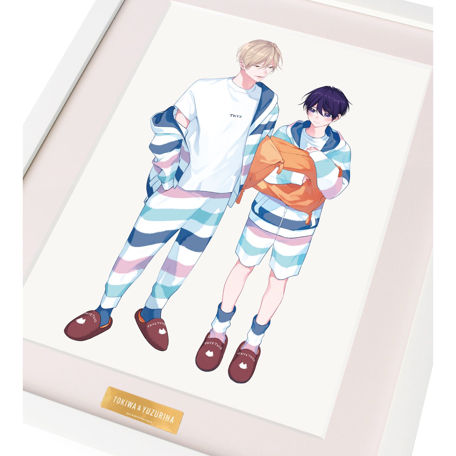 ナカまであいして 百瀬あん先生 描き下ろしイラスト 常盤&楪 お泊まりver. キャラファイングラフ 画像 3 | AniSmile
