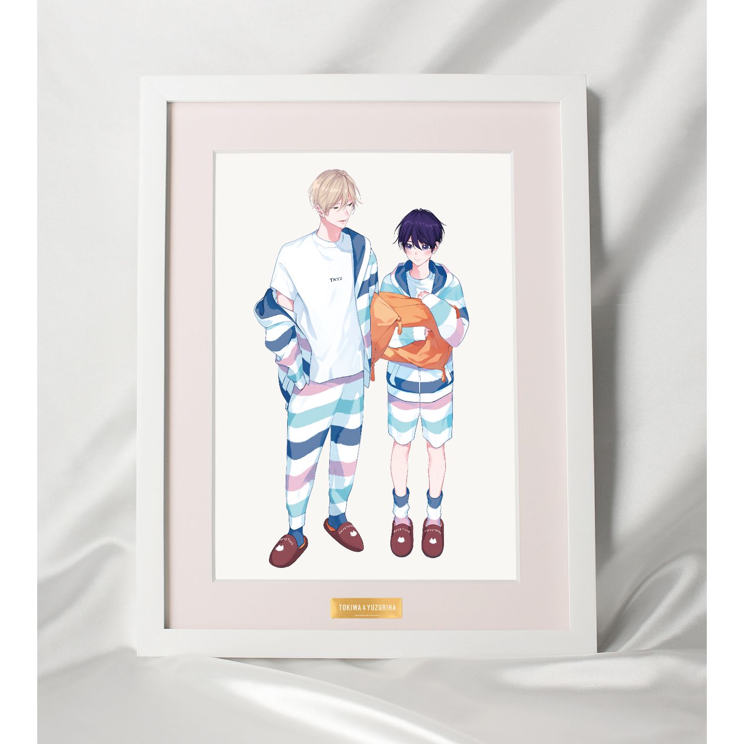 ナカまであいして 百瀬あん先生 描き下ろしイラスト 常盤&楪 お泊まりver. キャラファイングラフ 画像 6 | AniSmile