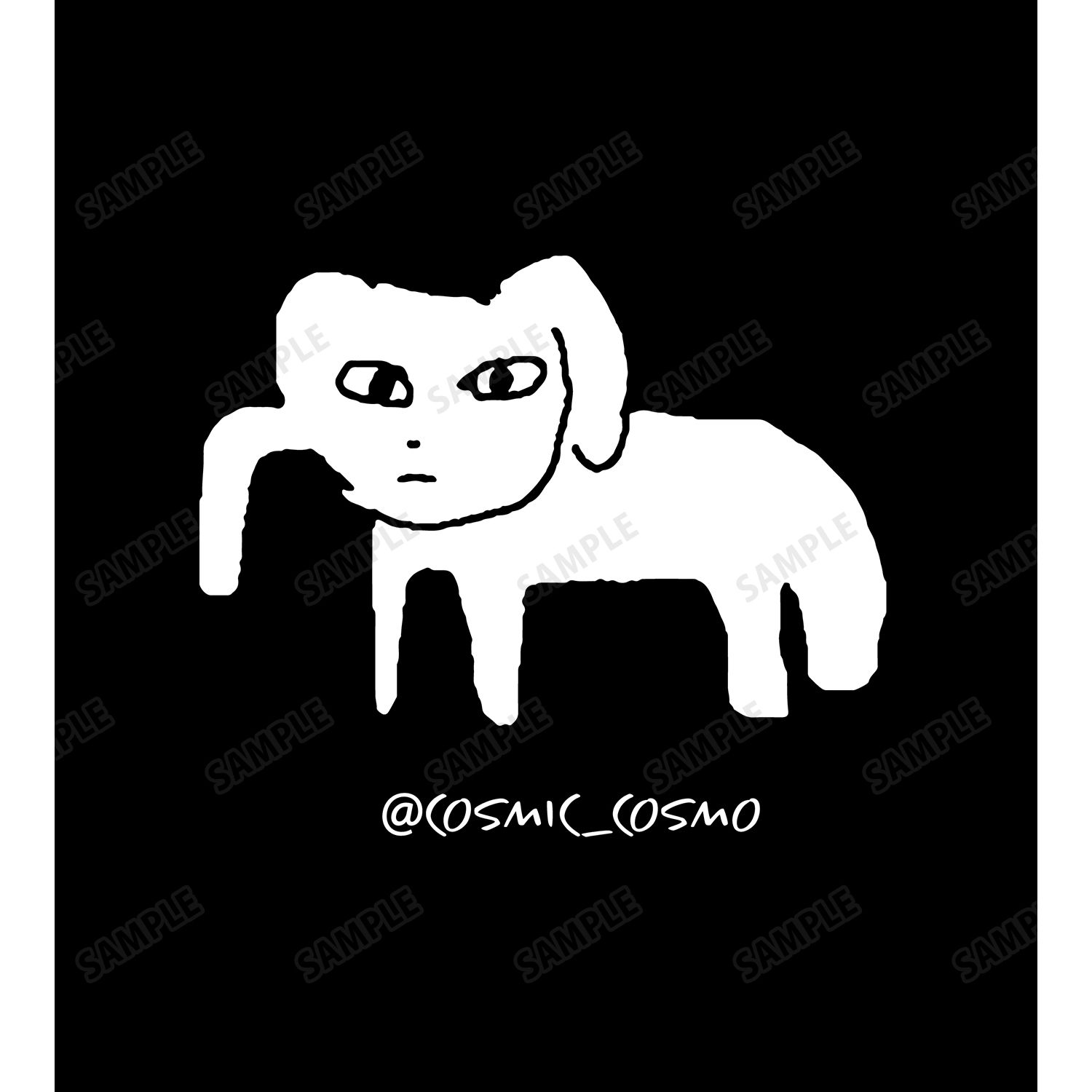 ガチ恋粘着獣 ~ネット配信者の彼女になりたくて~ コスモ ぞうさん Tシャツメンズ(サイズ/XL) 画像 3 | AniSmile