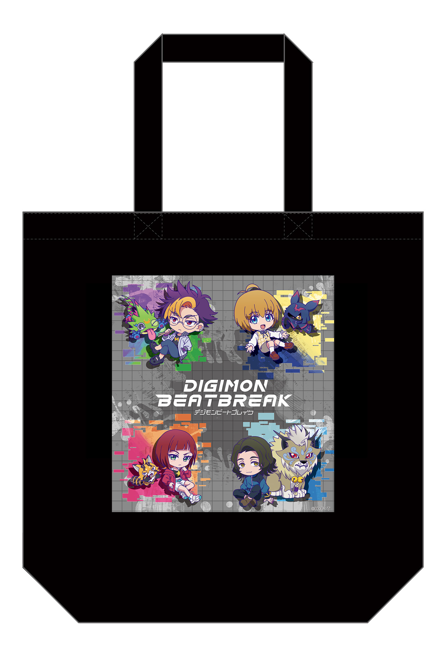 DIGIMON BEATBREAK トートバッグ デフォルメイラスト - 公式商品画像 | AniSmile