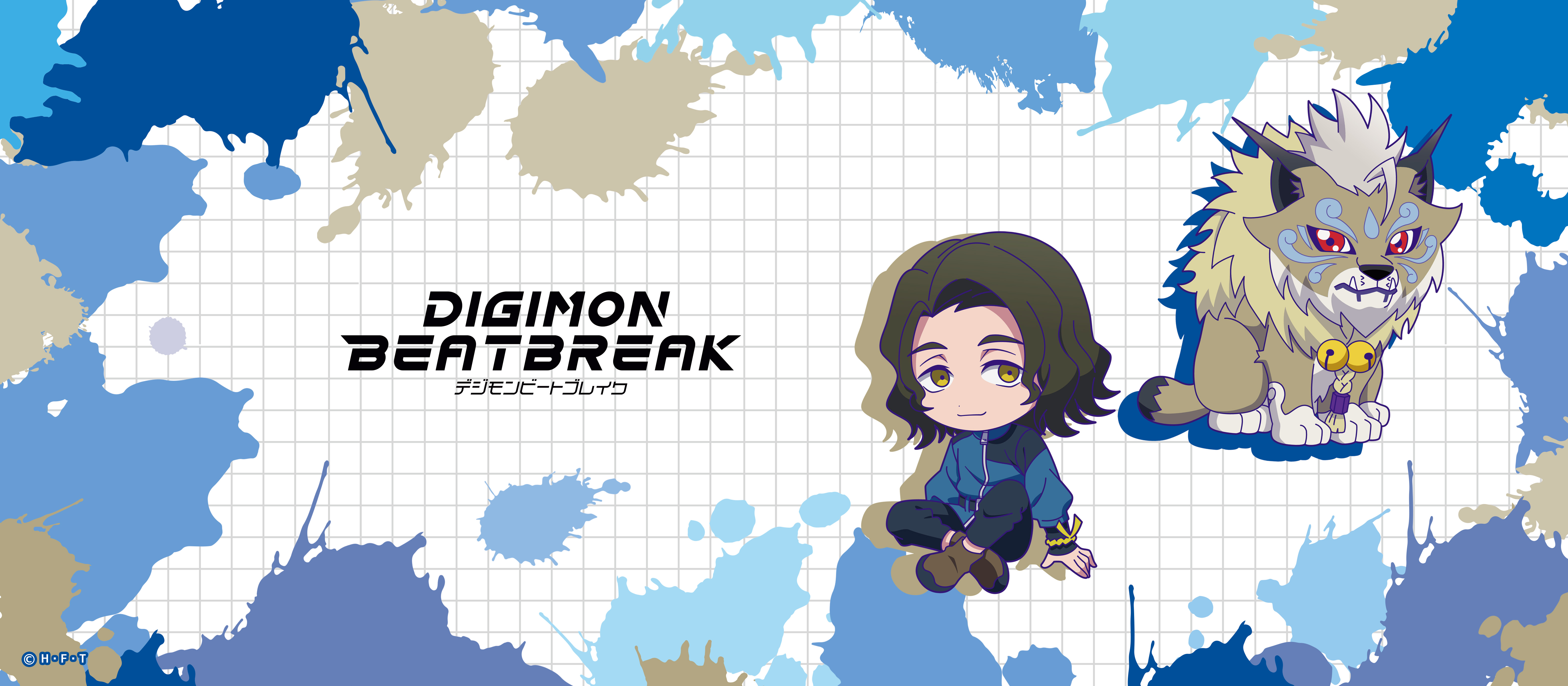 DIGIMON BEATBREAK ハイブリットタオル キョウ&クーガモン - 公式商品画像 | AniSmile