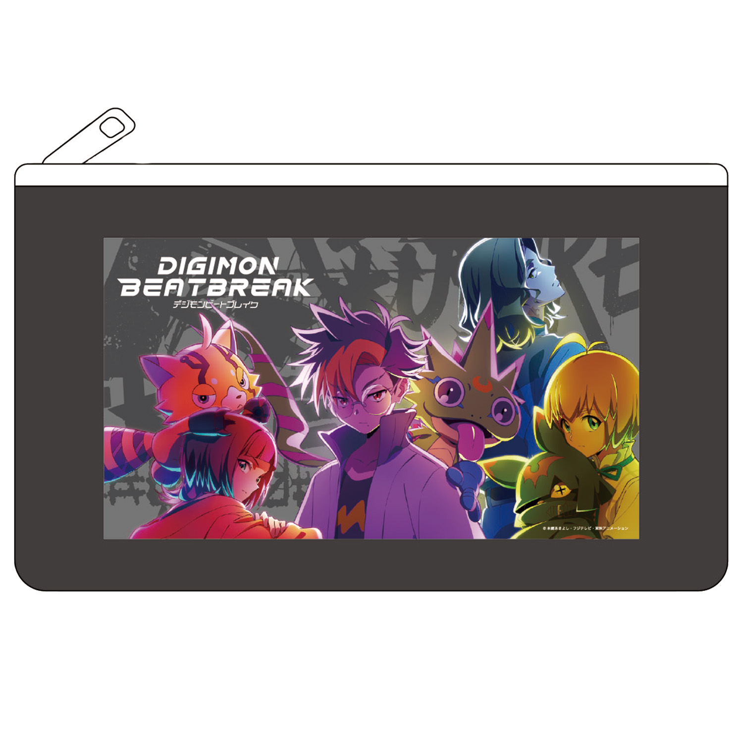DIGIMON BEATBREAK ポーチ(キャラクター集合ビジュアル) - 公式商品画像 | AniSmile