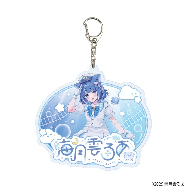 デカアクリルキーホルダー「海月雲ろあ」01/海月雲ろあ 駅員衣装ver(描き下ろしイラスト) - 公式商品画像 | AniSmile