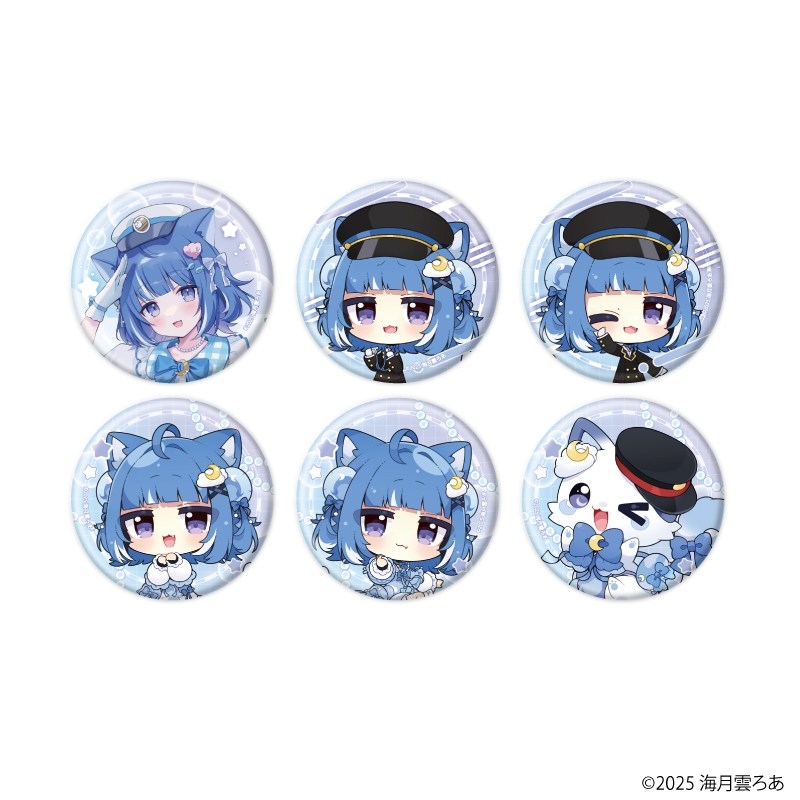 缶バッジ「海月雲ろあ」01/ブラインド(全6種)(描き下ろしイラスト) - 公式商品画像 | AniSmile