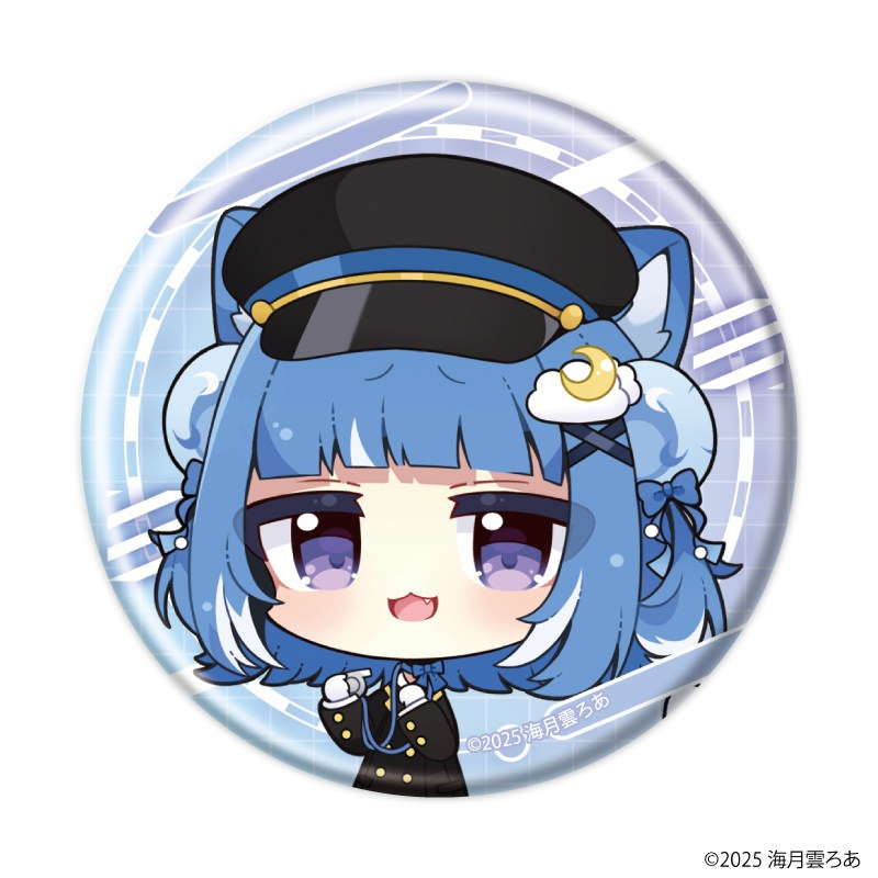 缶バッジ「海月雲ろあ」01/ブラインド(全6種)(描き下ろしイラスト) 画像 3 | AniSmile
