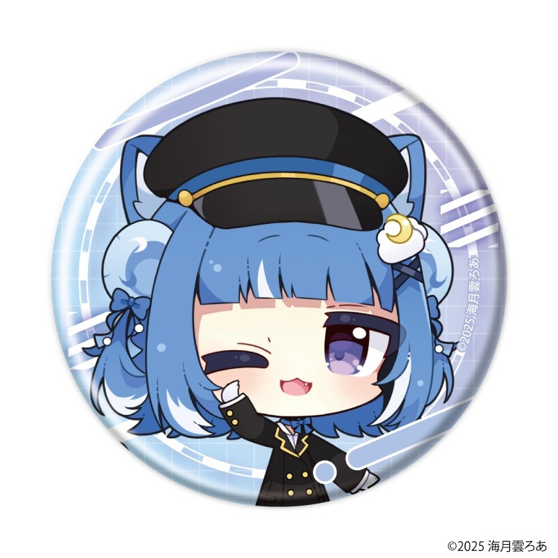 缶バッジ「海月雲ろあ」01/ブラインド(全6種)(描き下ろしイラスト) 画像 4 | AniSmile