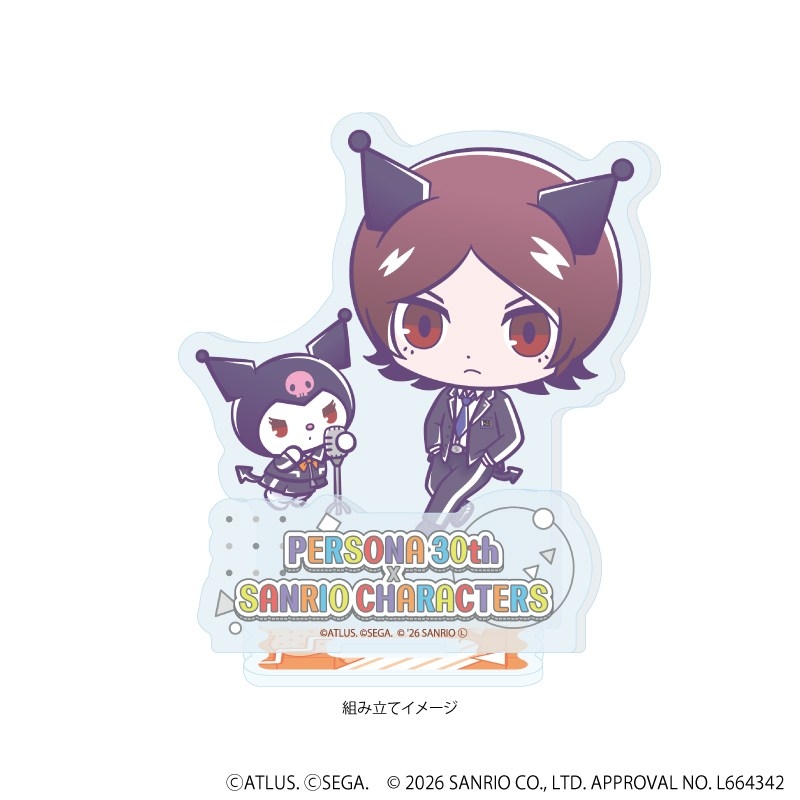 アクリルスタンドプレート「P30th×サンリオキャラクターズ」02/P2罪主人公・クロミ(コラボイラスト) 画像 2 | AniSmile