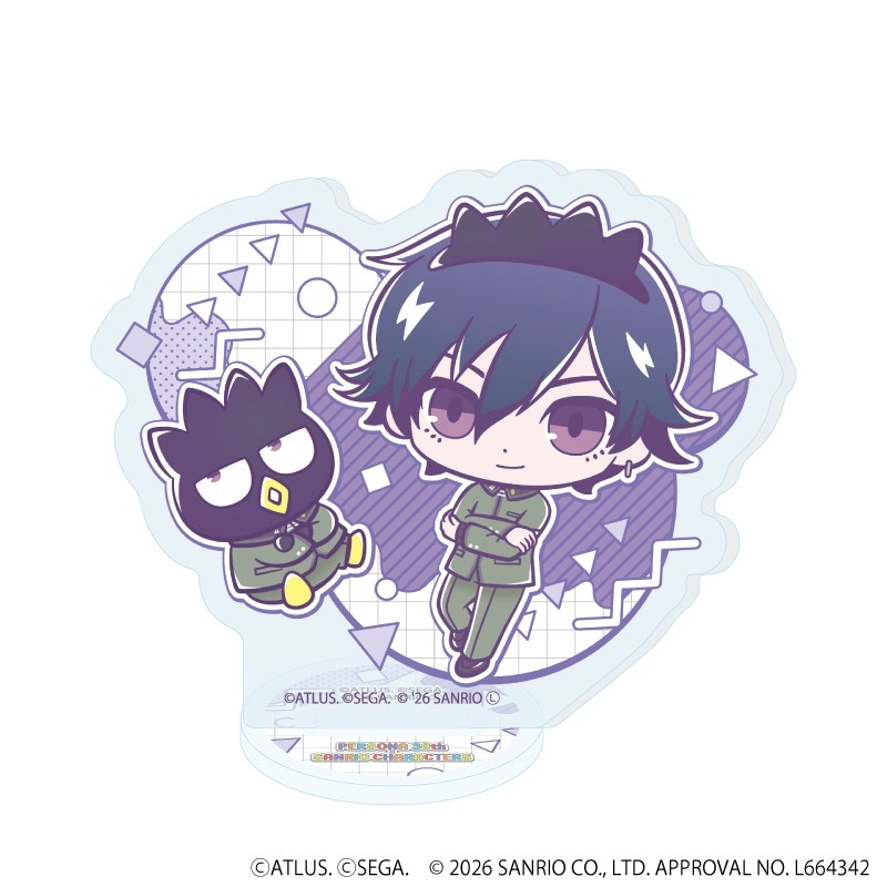 アクリルぷちスタンド「P30th×サンリオキャラクターズ」01/ブラインド(全7種)(コラボイラスト) 画像 2 | AniSmile