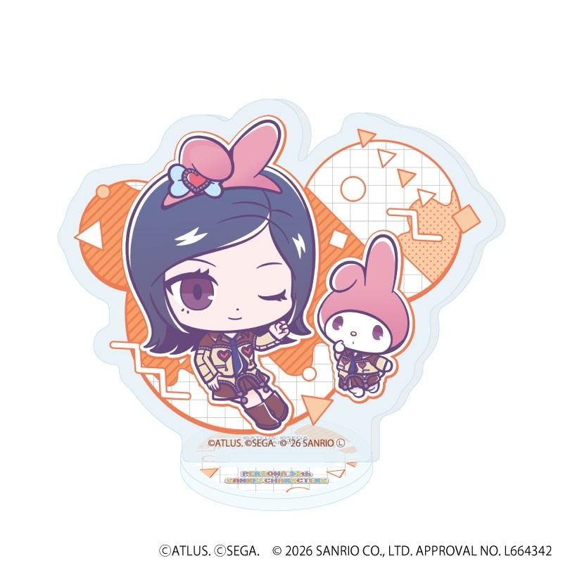 アクリルぷちスタンド「P30th×サンリオキャラクターズ」01/ブラインド(全7種)(コラボイラスト) 画像 4 | AniSmile