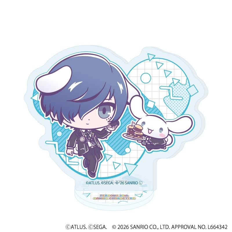 アクリルぷちスタンド「P30th×サンリオキャラクターズ」01/ブラインド(全7種)(コラボイラスト) 画像 5 | AniSmile