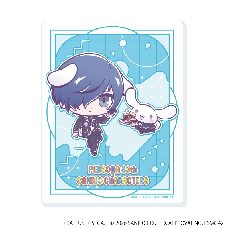 アクリルカード「P30th×サンリオキャラクターズ」01/ブラインド(全7種)(コラボイラスト) 画像 5 | AniSmile