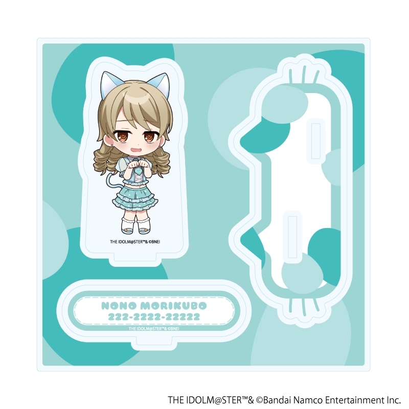 アクリルスタンドプレート「アイドルマスター シンデレラガールズ」22/森久保乃々 猫ver.(ミニキャライラスト) - 公式商品画像 | AniSmile