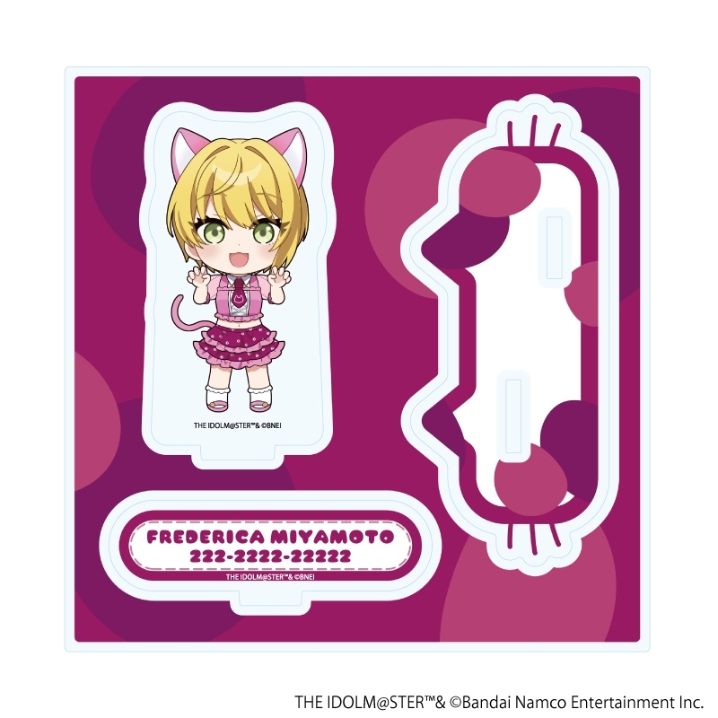 アクリルスタンドプレート「アイドルマスター シンデレラガールズ」21/宮本フレデリカ 猫ver.(ミニキャライラスト) - 公式商品画像 | AniSmile