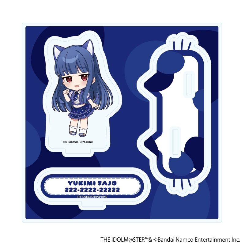 アクリルスタンドプレート「アイドルマスター シンデレラガールズ」17/佐城雪美 猫ver.(ミニキャライラスト) - 公式商品画像 | AniSmile