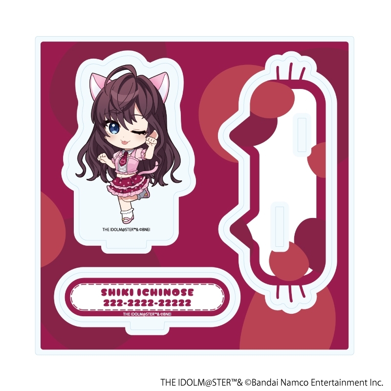 アクリルスタンドプレート「アイドルマスター シンデレラガールズ」14/一ノ瀬志希 猫ver.(ミニキャライラスト) - 公式商品画像 | AniSmile