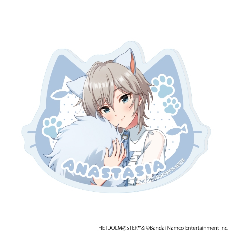 アクリルプレートバッジ「アイドルマスター シンデレラガールズ」01/猫ver. トレーディング(全12種)(描き下ろし&描き起こしイラスト) 画像 2 | AniSmile