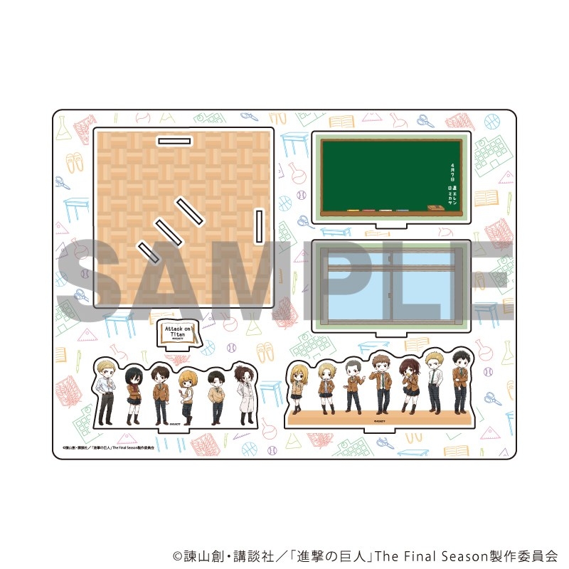 アクリルジオラマ「TVアニメ『進撃の巨人』」01/学生服ver.(グラフアートイラスト) - 公式商品画像 | AniSmile