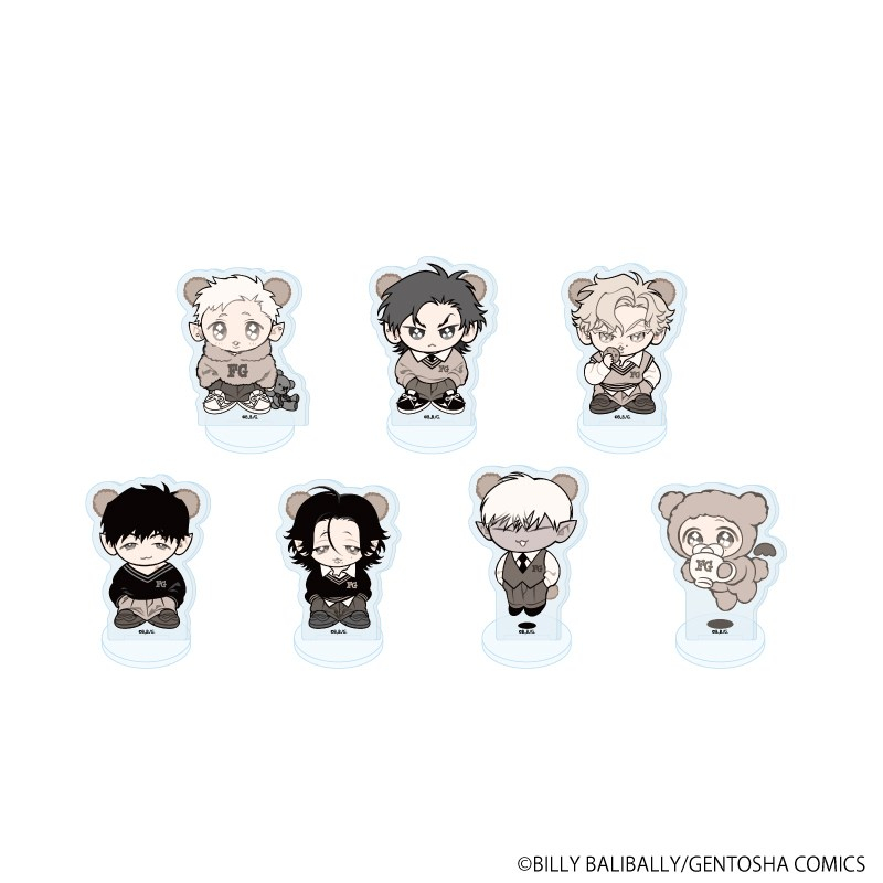 アクリルぷちスタンド「FANGS」02/ミニキャラver.ブラインド(全7種)(描き下ろしイラスト) - 公式商品画像 | AniSmile