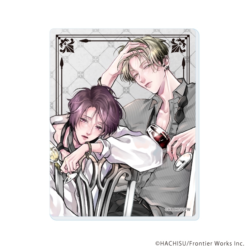 アクリルカード「甘くて熱くて息もできない」01/ブラインド(全5種)(公式&描き下ろしイラスト) 画像 2 | AniSmile
