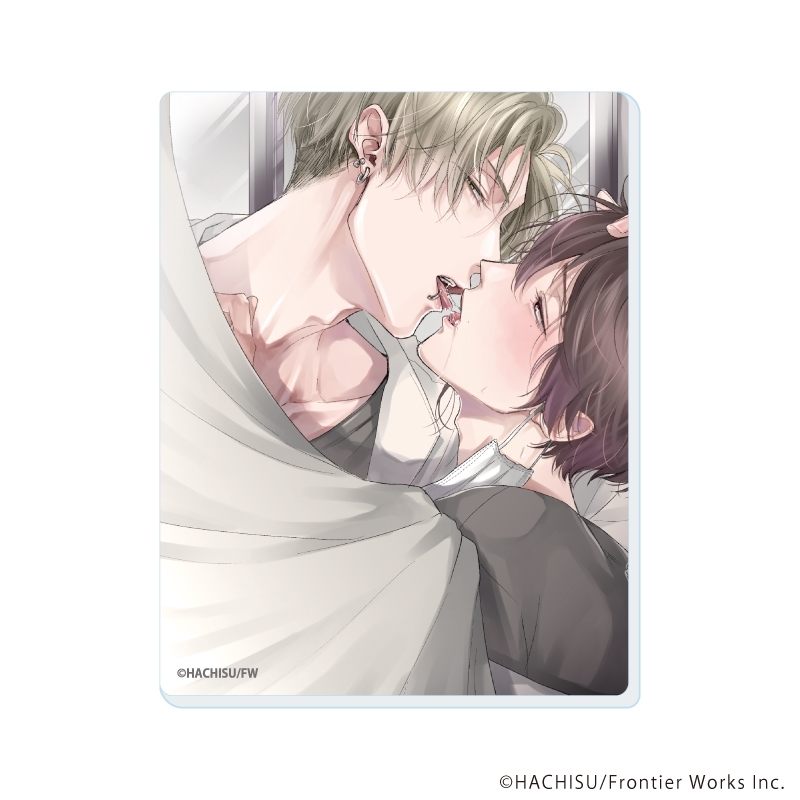 アクリルカード「甘くて熱くて息もできない」01/ブラインド(全5種)(公式&描き下ろしイラスト) 画像 3 | AniSmile