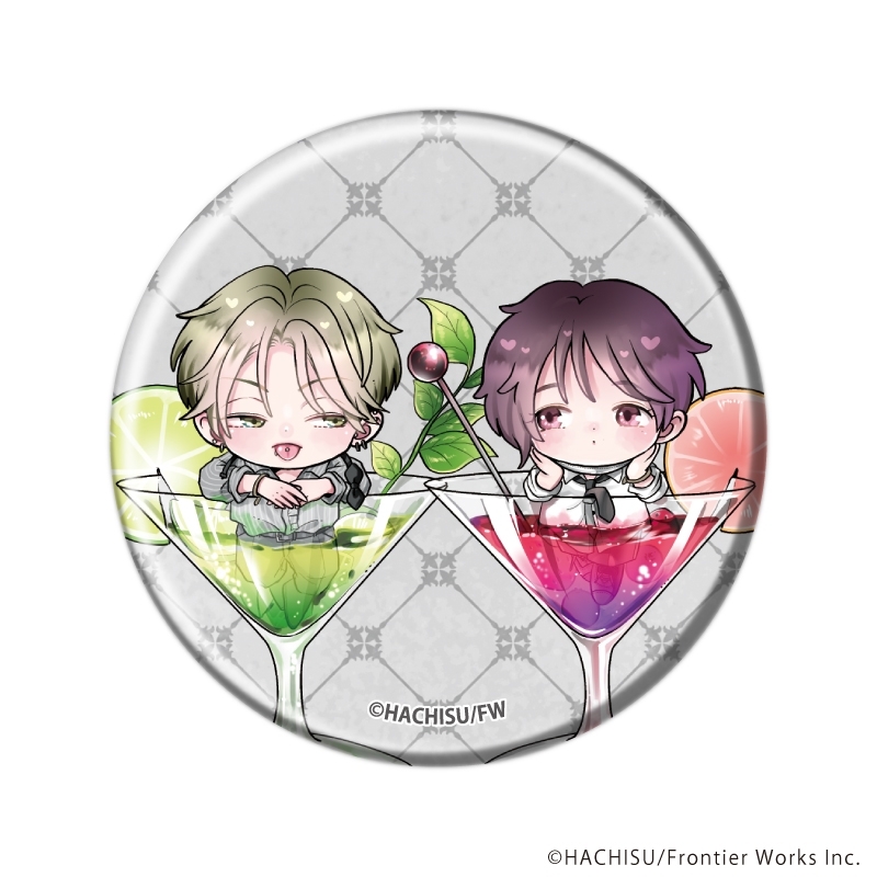 缶バッジ「甘くて熱くて息もできない」02/ブラインド(全5種)(公式&描き下ろしイラスト) 画像 4 | AniSmile