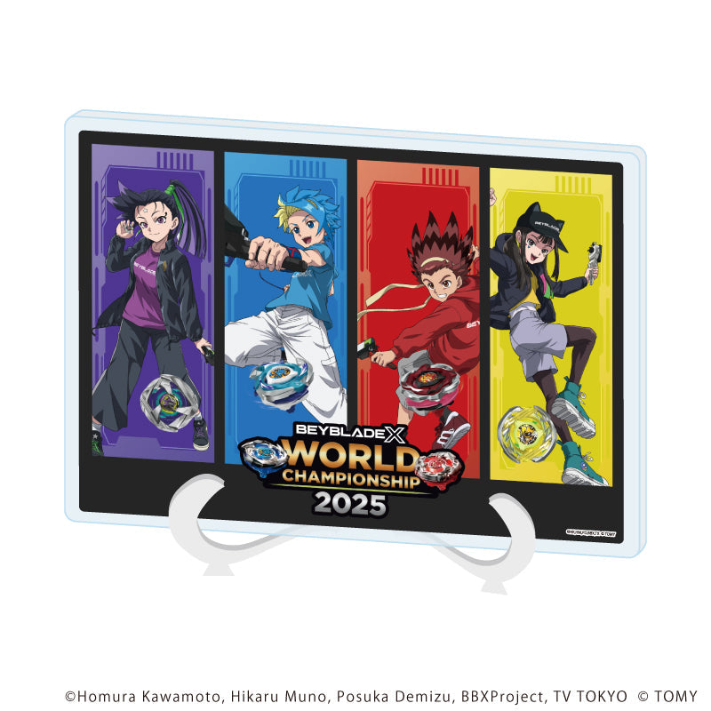 アクリルアートボード(A5サイズ)「BEYBLADE X」03/集合デザイン(描き下ろしイラスト) - 公式商品画像 | AniSmile