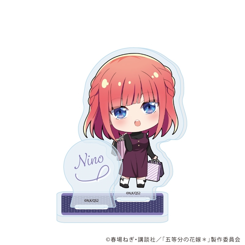 アクリルスタンドプレート「五等分の花嫁*」12/二乃 ショッピングver.(ミニキャライラスト) 画像 2 | AniSmile