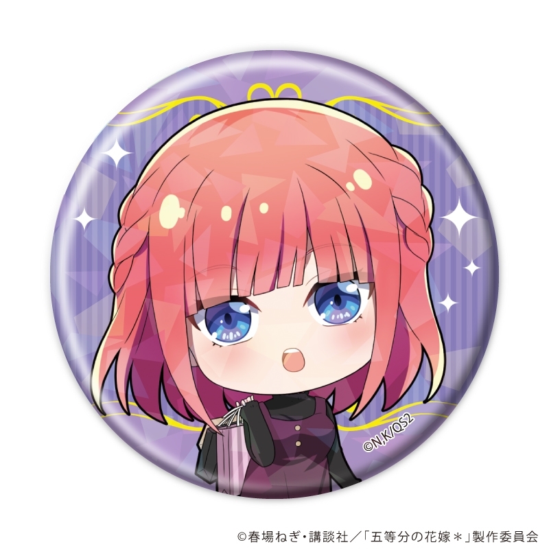 ホログラム缶バッジ(57mm)「五等分の花嫁*」01/ショッピングver. ブラインド(全10種)(ミニキャライラスト) 画像 3 | AniSmile