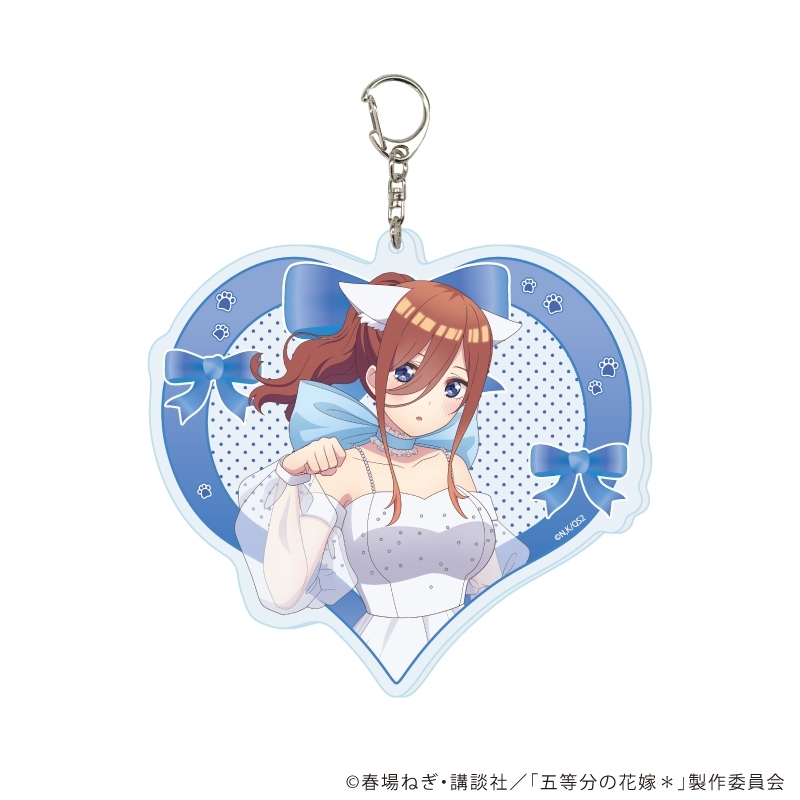 デカアクリルキーホルダー「五等分の花嫁*」03/三玖 エレガントキャットver.(描き下ろしイラスト) - 公式商品画像 | AniSmile
