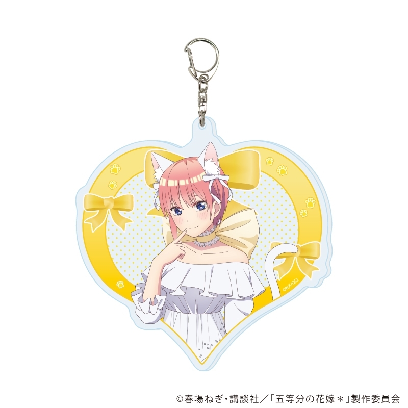 デカアクリルキーホルダー「五等分の花嫁*」01/一花 エレガントキャットver.(描き下ろしイラスト) - 公式商品画像 | AniSmile