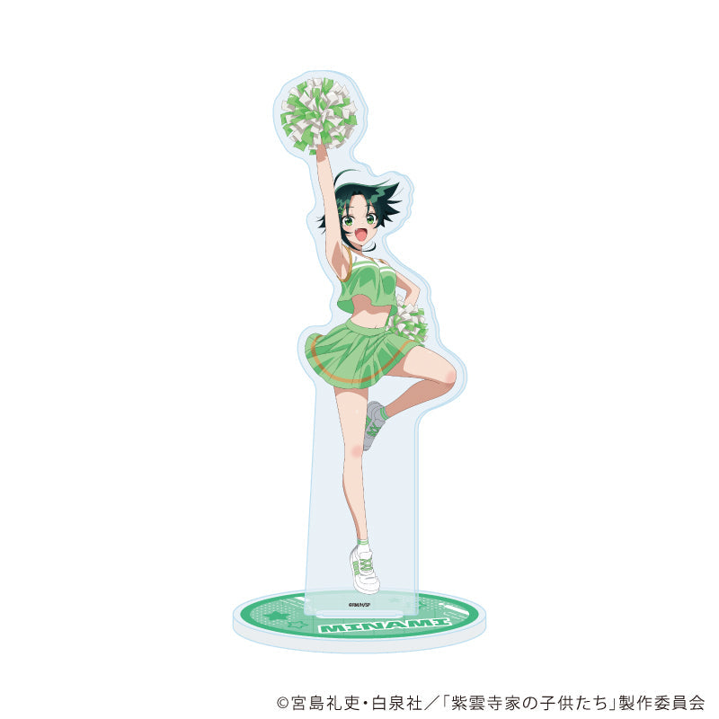 アクリルスタンド「TVアニメ『紫雲寺家の子供たち』」04/紫雲寺南 チアガールver.(描き下ろしイラスト) - 公式商品画像 | AniSmile