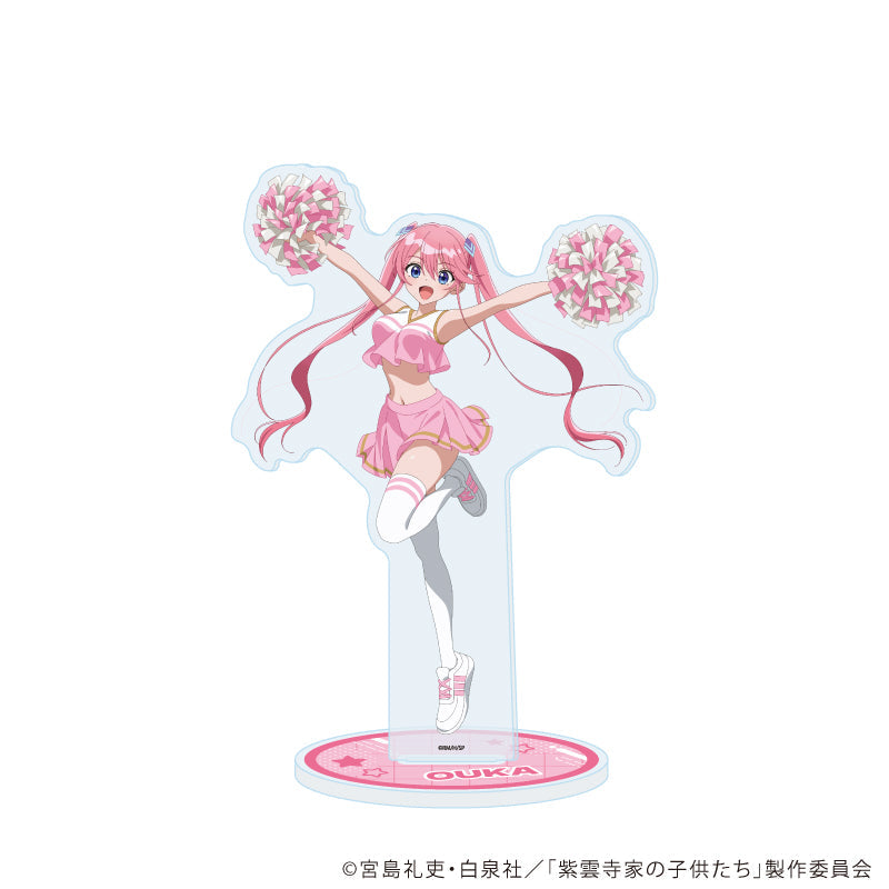 アクリルスタンド「TVアニメ『紫雲寺家の子供たち』」03/紫雲寺謳華 チアガールver.(描き下ろしイラスト) - 公式商品画像 | AniSmile