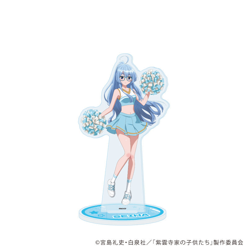 アクリルスタンド「TVアニメ『紫雲寺家の子供たち』」02/紫雲寺清葉 チアガールver.(描き下ろしイラスト) - 公式商品画像 | AniSmile
