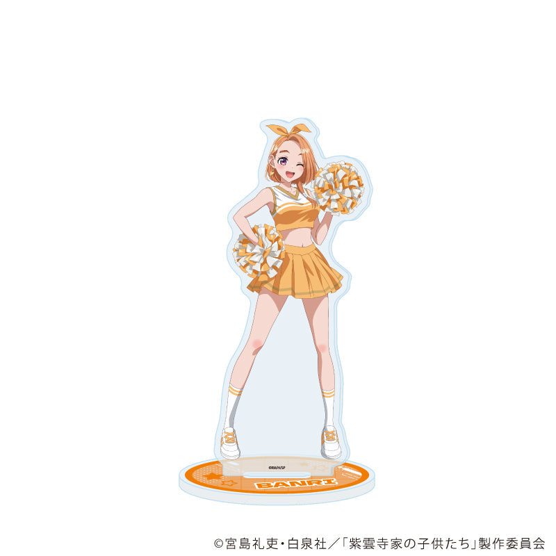 アクリルスタンド「TVアニメ『紫雲寺家の子供たち』」01/紫雲寺万里 チアガールver.(描き下ろしイラスト) - 公式商品画像 | AniSmile