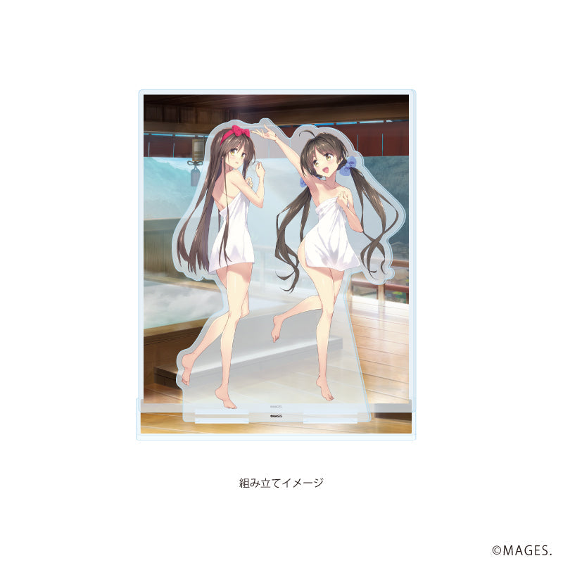 プレミアム アクリルジオラマプレート「メモリーズオフシリーズ」01/白河ほたる&桧月彩花(描き下ろしイラスト) 画像 2 | AniSmile