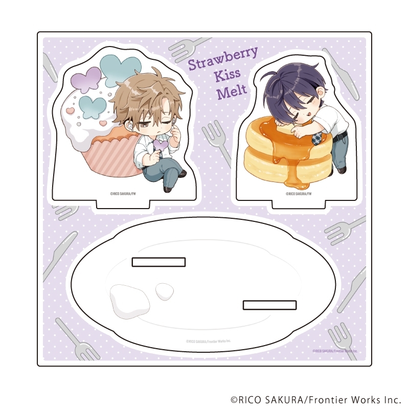 アクリルスタンドプレート「ストロベリーキス・メルト」02/B(既存イラスト) - 公式商品画像 | AniSmile
