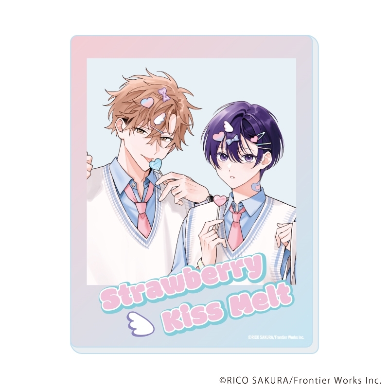 アクリルカード「ストロベリーキス・メルト」01/ブラインド(全6種)(既存&描き下ろしイラスト) 画像 4 | AniSmile