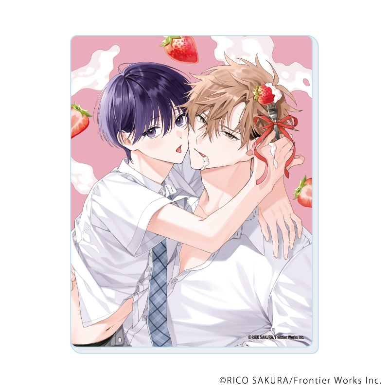 アクリルカード「ストロベリーキス・メルト」01/ブラインド(全6種)(既存&描き下ろしイラスト) 画像 5 | AniSmile