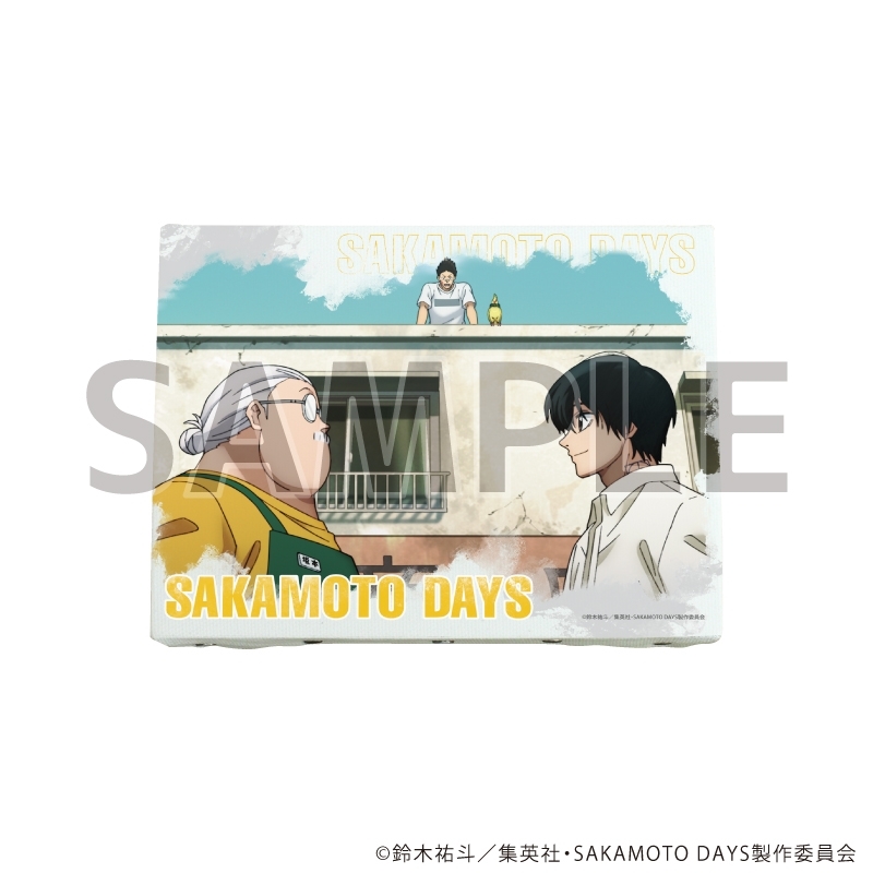 キャンバスボード「SAKAMOTO DAYS」07/坂本太郎&眞霜平助&南雲(場面写イラスト) - 公式商品画像 | AniSmile