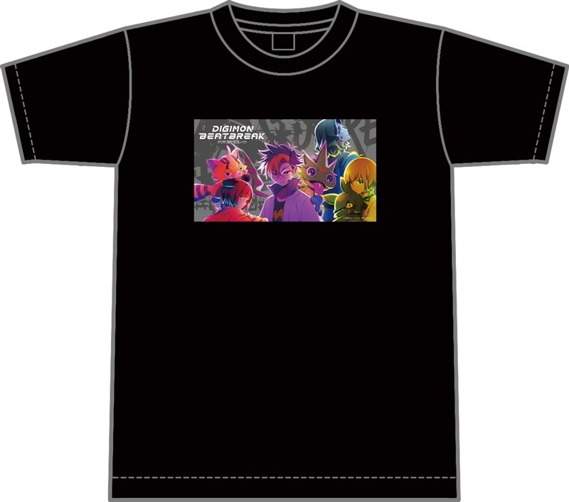 DIGIMON BEATBREAK Tシャツ(キャラクター集合ビジュアル) M - 公式商品画像 | AniSmile