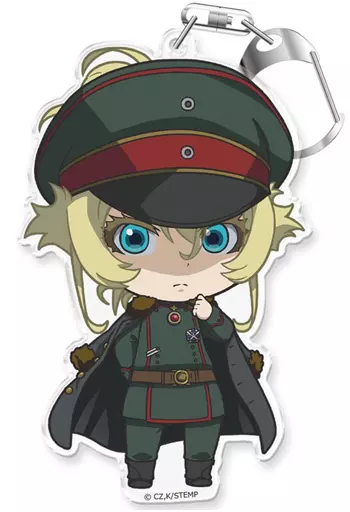劇場版 幼女戦記 ぷにこれ!キーホルダー 軍服ターニャ - 公式商品画像 | AniSmile