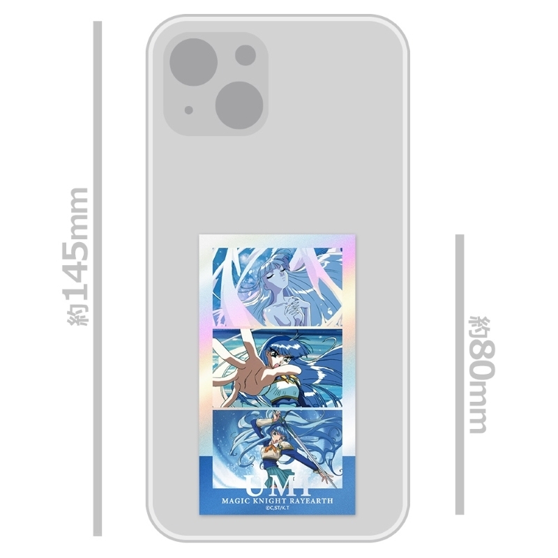 魔法騎士レイアース サムネイルキラステッカーセット 龍咲 海 画像 3 | AniSmile