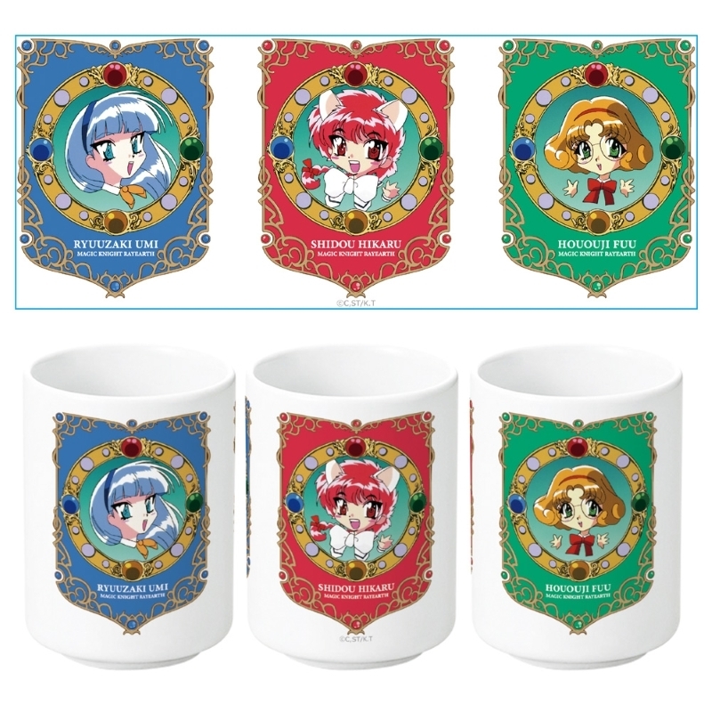 魔法騎士レイアース 湯のみ 光&海&風 - 公式商品画像 | AniSmile