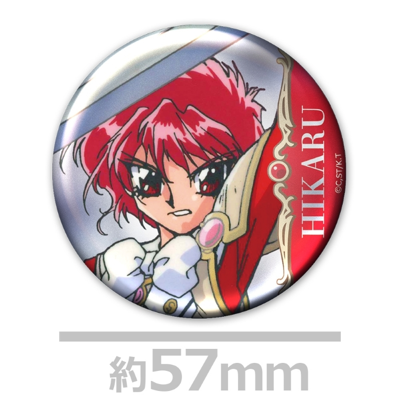 魔法騎士レイアース メタリック缶バッジ3個セット 光&海&風 vol.1 Image 2 | AniSmile
