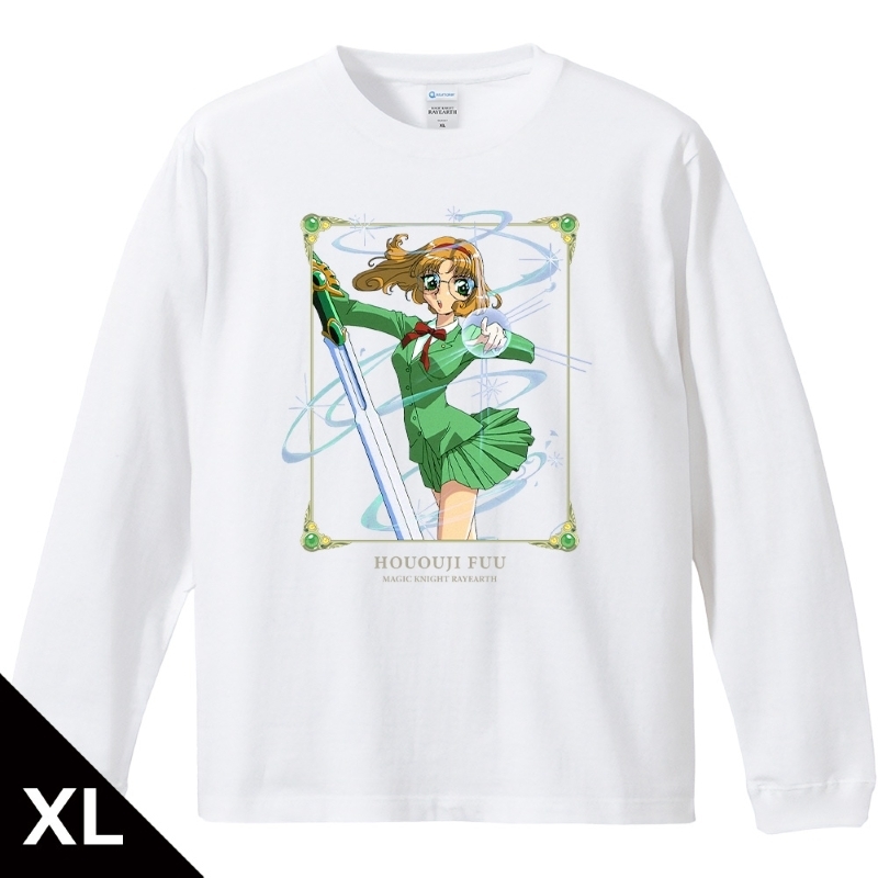 魔法騎士レイアース リブ付ロングスリーブTシャツ 鳳凰寺 風 XLサイズ - 公式商品画像 | AniSmile